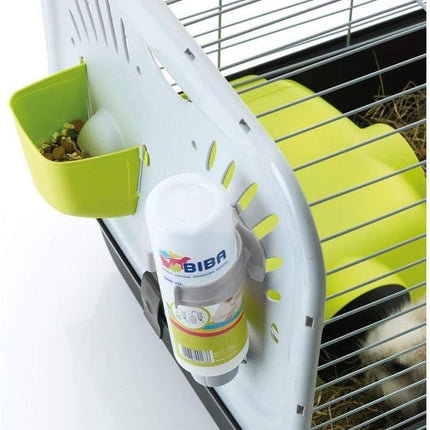 Savic Konijnenkooi Ambiente Zw. W.Grijs 100cm - Caesar 3 Kd De Luxe Z.Grs 100cm