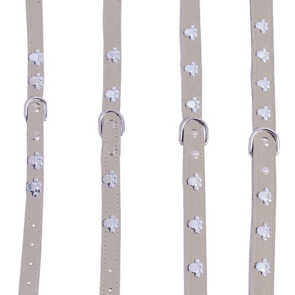 AnimalstoreXL Boon - Halsband Nubuck Pootjes Grijs