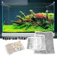 Aquarium Filter Media Bag/Net With Zipper 28x32cm