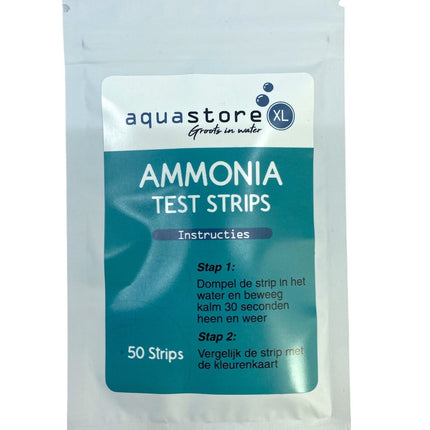 AnimalstoreXL AquastoreXL Ammonia NH3/NH4 teststrips 50 stuks