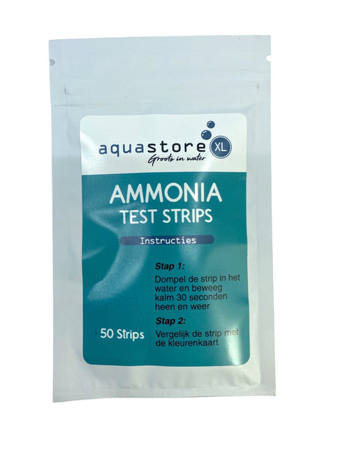 AnimalstoreXL AquastoreXL Ammonia NH3/NH4 teststrips 50 stuks