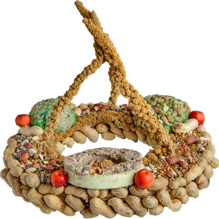 AnimalstoreXL Boon Voederplatform Pindan met Mezenb met Vetr. 28cm