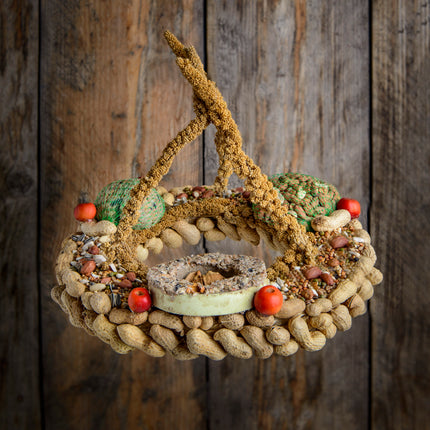 AnimalstoreXL Boon Voederplatform Pindan met Mezenb met Vetr. 28cm