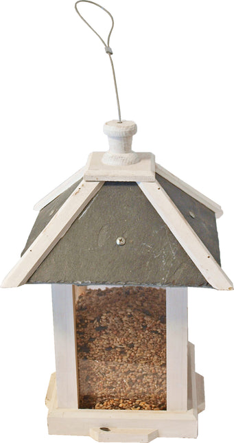 AnimalstoreXL Voedersilo Wit/Leist.Vierkant Hangb.30cm