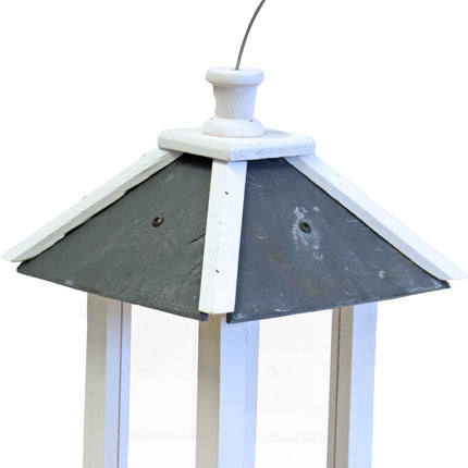 AnimalstoreXL Voedersilo Wit/Leist.Vierkant Hangb.30cm