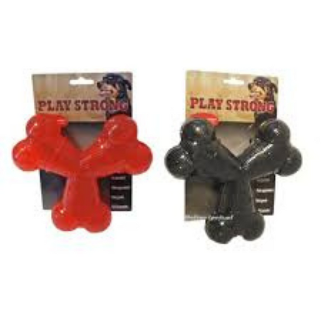 Bot Tri Rubber Zwart 15cm