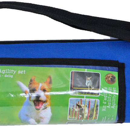 AnimalstoreXL Boon Agility Set 6x Stok met Springring en Horde