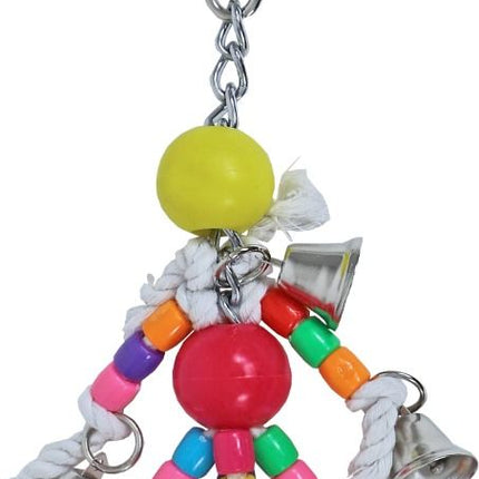 AnimalstoreXL Boon Kralen Plastic met 4x Katoen en Bel 24 C