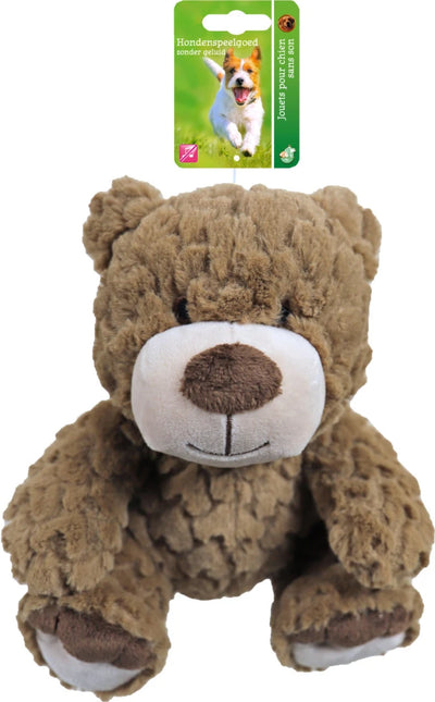 Boon Beer Pluche Wit met Piep 22cm - Bruin Zonder Geluid 22cm