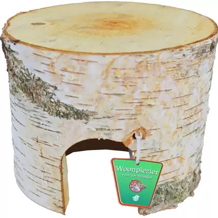 AnimalstoreXL Boon Berkenhuis Knaagdier Rond Medium 14cm