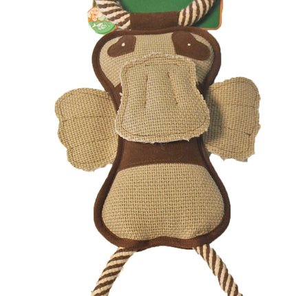 AnimalstoreXL Boon Vogel Bot Natural met Touw met Piep 50cm