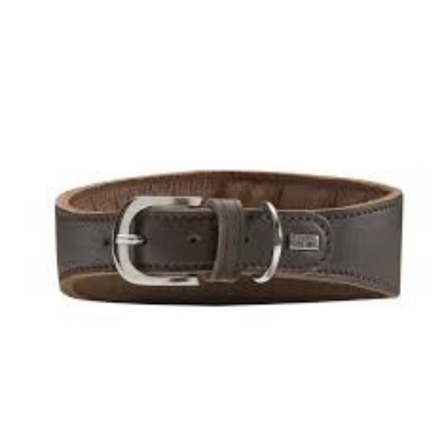 Boon Collar Whippet Lined Dark Brown