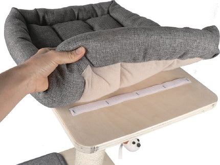 Ebi Krabpaal Toledo Linen Fabric - 58x48x110cm Beige - 58x48x142cm Beige