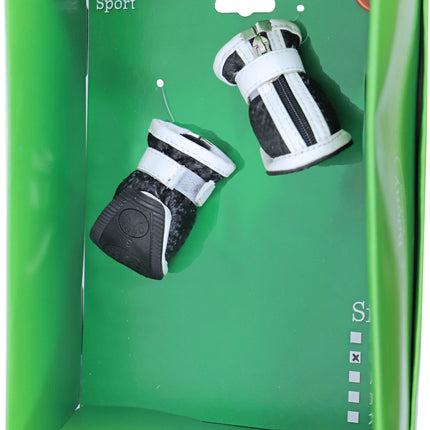 AnimalstoreXL Boon Hondenschoen Sport Zwart Wit xL 2 stuks