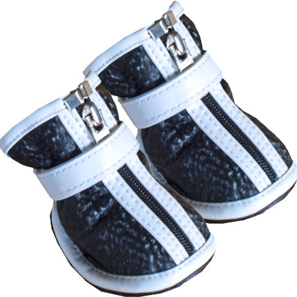 AnimalstoreXL Boon Hondenschoen Sport Zwart Wit S 2 stuks