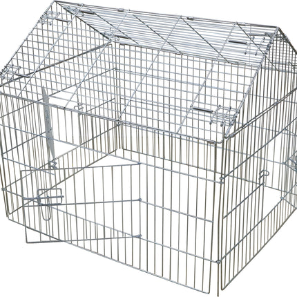 AnimalstoreXL Boon Draadren Puntdak Verzinkt 90x75x75cm