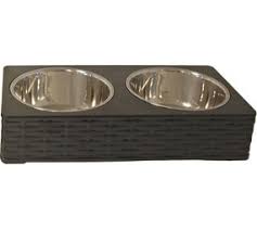 Boon Eetbak Pl. RVS Wicker Zwart 15cm