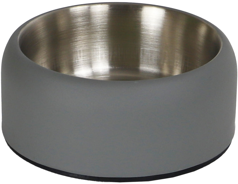 Boon Eetbak RVS Dubbwand Matgrijs 15cm 500ml - 19cm 1000ml