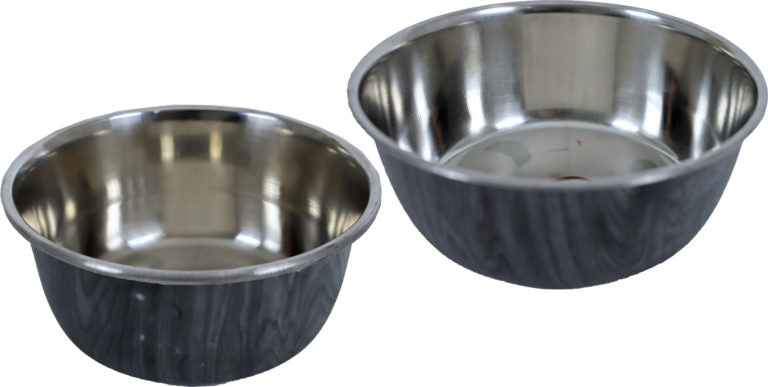 AnimalstoreXL Boon Eetbak RVS Hond Deco Grijs 950ml