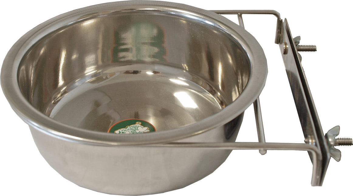 AnimalstoreXL Boon Eetbak RVS met Schroefhouder 19cm