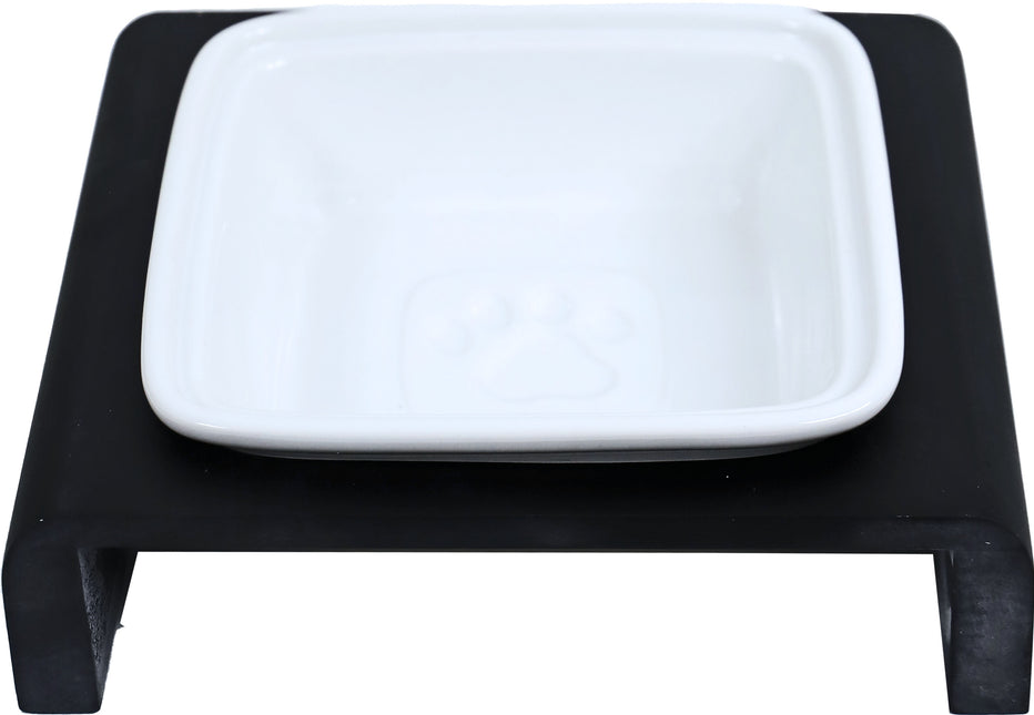 AnimalstoreXL Boon Eetbak met Houten Frame Hond Enkel 17cm