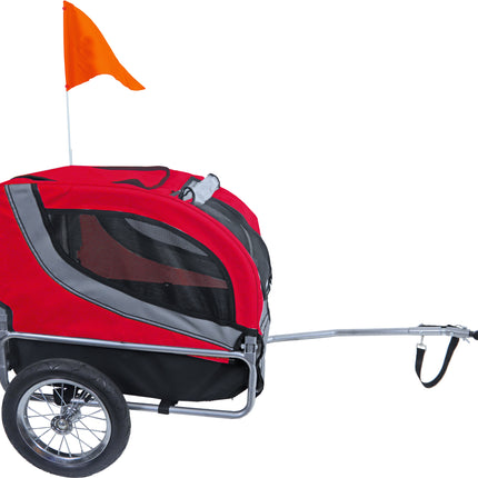 AnimalstoreXL Boon Fietskar Runner 1 Rood Grijs