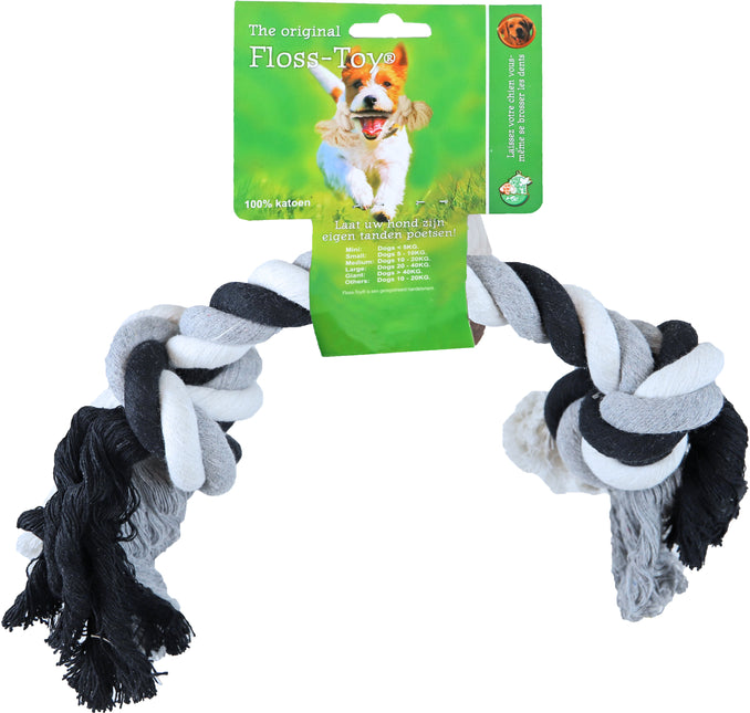 AnimalstoreXL Boon Floss Toy Zwart Wit Gigant