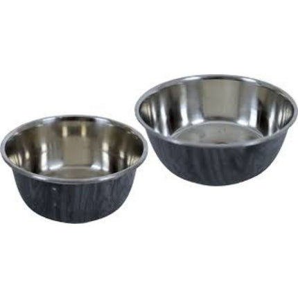Boon Food Bowl Stainless Steel Dog Deco Gray 1890ml