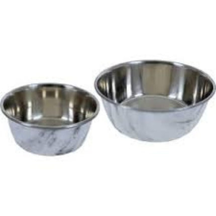 Boon Food Bowl Stainless Steel Dog Deco Marble 1890ml