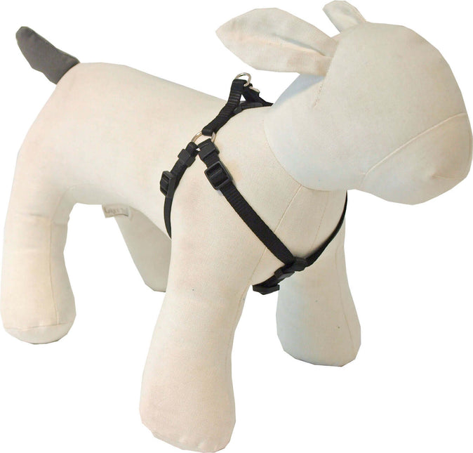 AnimalstoreXL Boon Tuig BH Nylon Zwart 10mm H25 B35