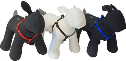 AnimalstoreXL Boon Tuig BH Nylon Zwart 10mm H25 B35