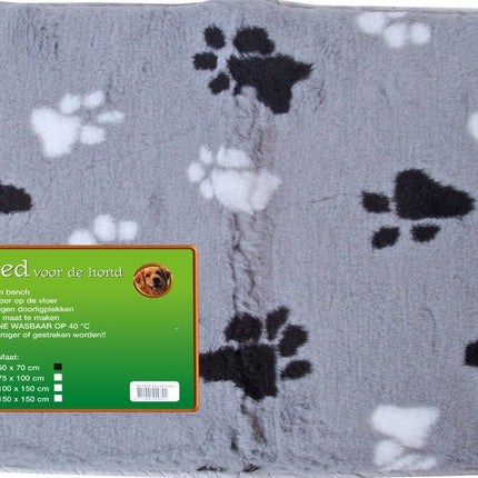 AnimalstoreXL Boon Vetbed Gebiesd Grijs met Poot 50x70cm