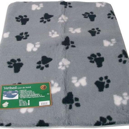 AnimalstoreXL Boon Vetbed Gebiesd Grijs met Poot 100x150cm