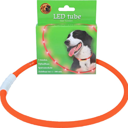 AnimalstoreXL Boon Ledtube Usb Oplb. Vrstb. Oranje 20-70cm