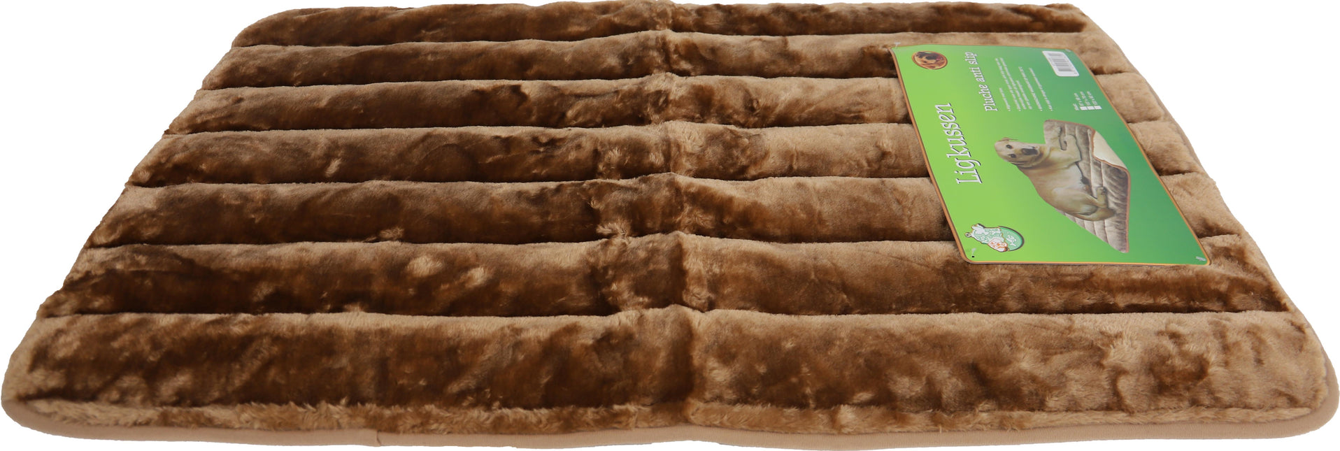AnimalstoreXL Boon Ligkussen Pluche A. Slip Bruin 107x70cm