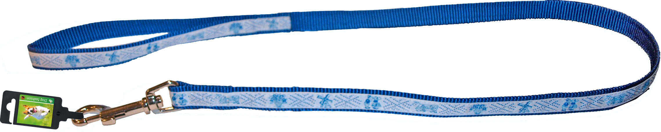 AnimalstoreXL Boon Lijn Nylon Delftsblauw 25mm 100cm