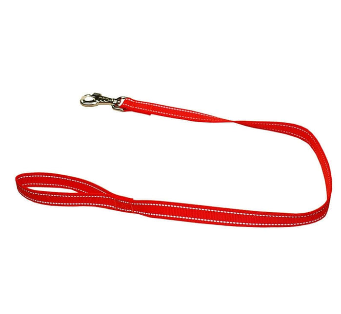 AnimalstoreXL Boon Lijn Nylon Oranje Reflectie 20mm 100cm