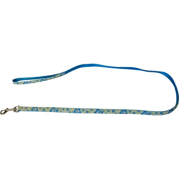 AnimalstoreXL Boon Lijn Nylon PU Glow Blauw 10mm 130cm