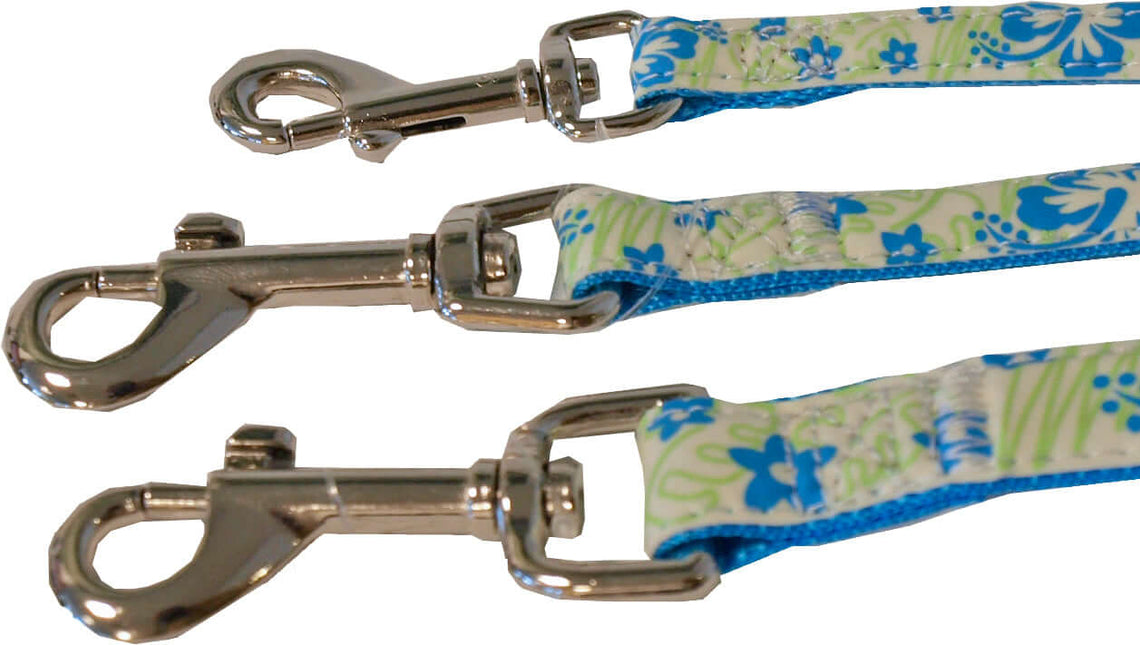 AnimalstoreXL Boon Lijn Nylon PU Glow Blauw 10mm 130cm