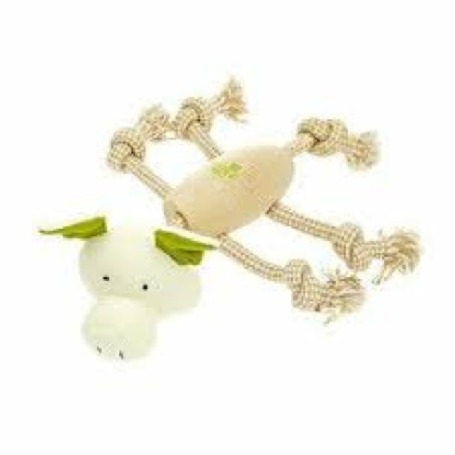 Boon Lion Wood Natural with Rope 30cm