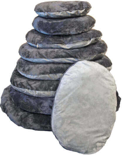 AnimalstoreXL Boon Ligkussen met Rits Antraciet Grijs 38cm