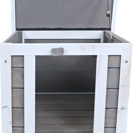 AnimalstoreXL Boon Nachthok Bouwp. Grijs Wit 42x52x48cm