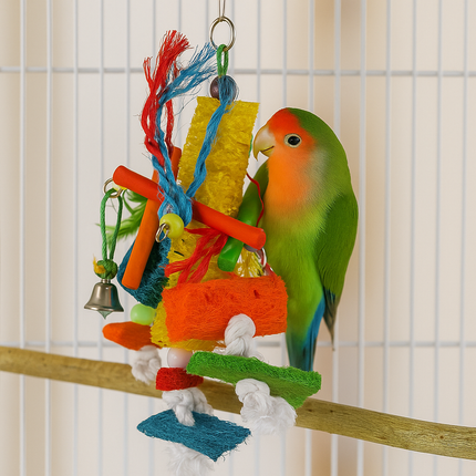 Boon Octopus Pluche Multicolor met Pieptoon