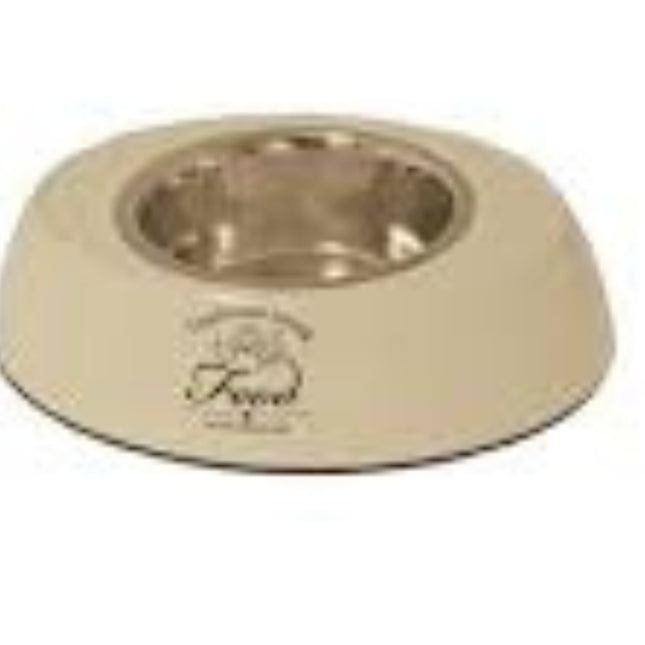 Boon Oval Dog Food 29cm Beige