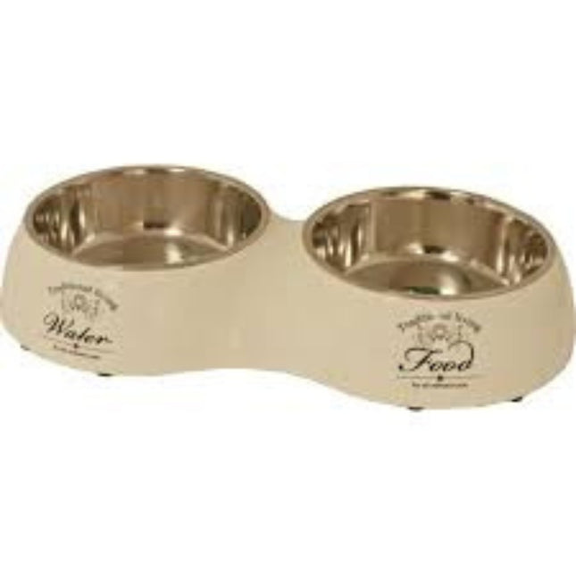 Boon Oval Dog Food 29cm Beige