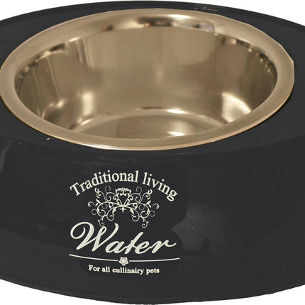 AnimalstoreXL Boon Ovalen Eetbak Hond Water 29cm Zwart