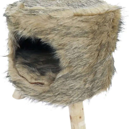 Boon Poef Rond met Gat Pluche 42x50cm