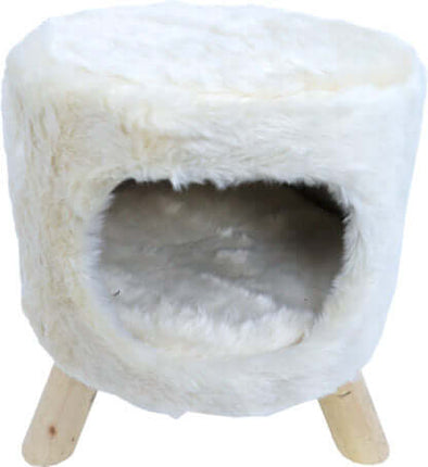 Boon Poef Rond met Gat Pluche 42x50cm