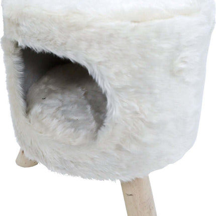 Boon Poef Rond met Gat Pluche 42x50cm