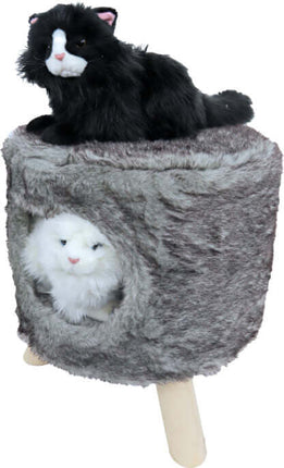 Boon Poef Rond met Gat Pluche 42x50cm